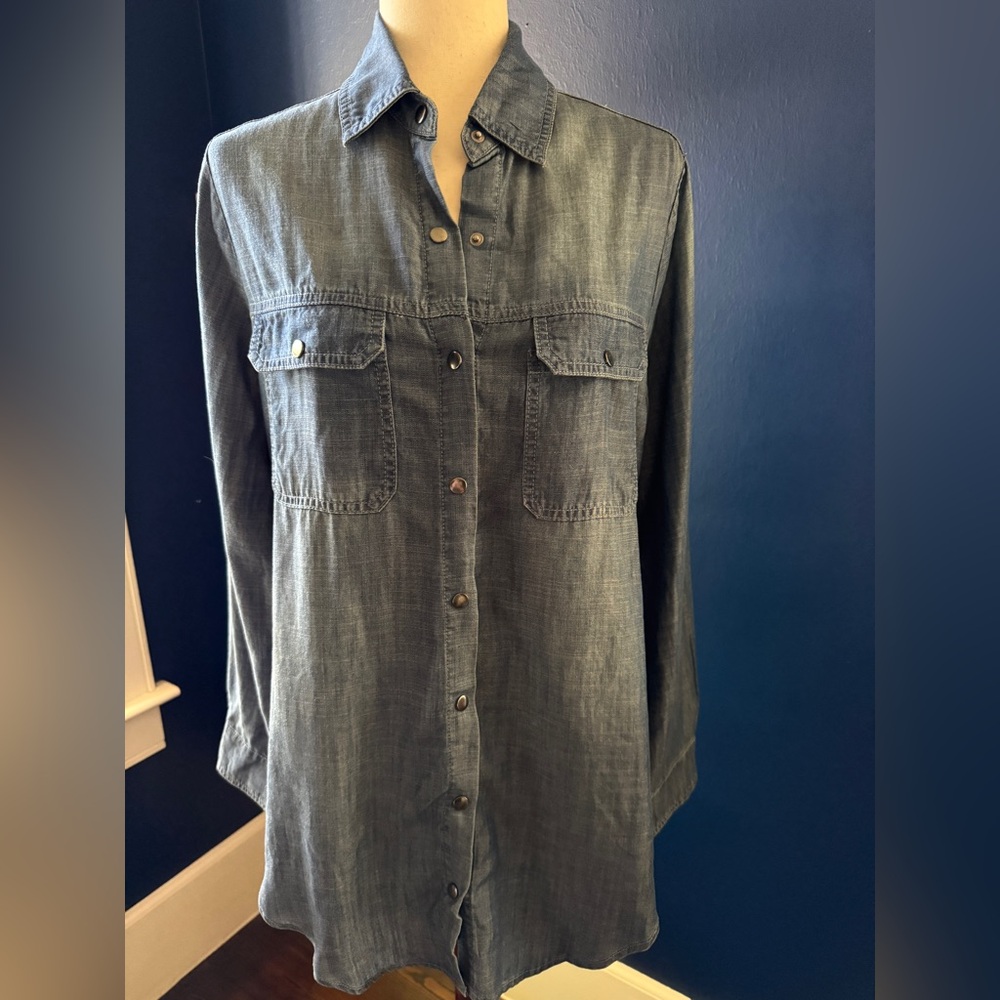 Gianni Bini Lorelai Blouse NWT Sz L
